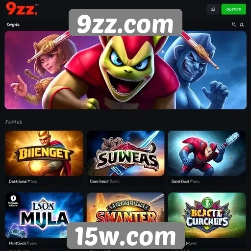 Análise da variedade de jogos no 9zz.com